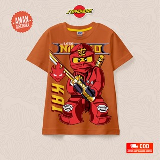 Sophomore เสื้อยืด ลายตัวละคร Ninjago Kai สําหรับเด็กผู้ชาย (อายุ 2-9 ปี)