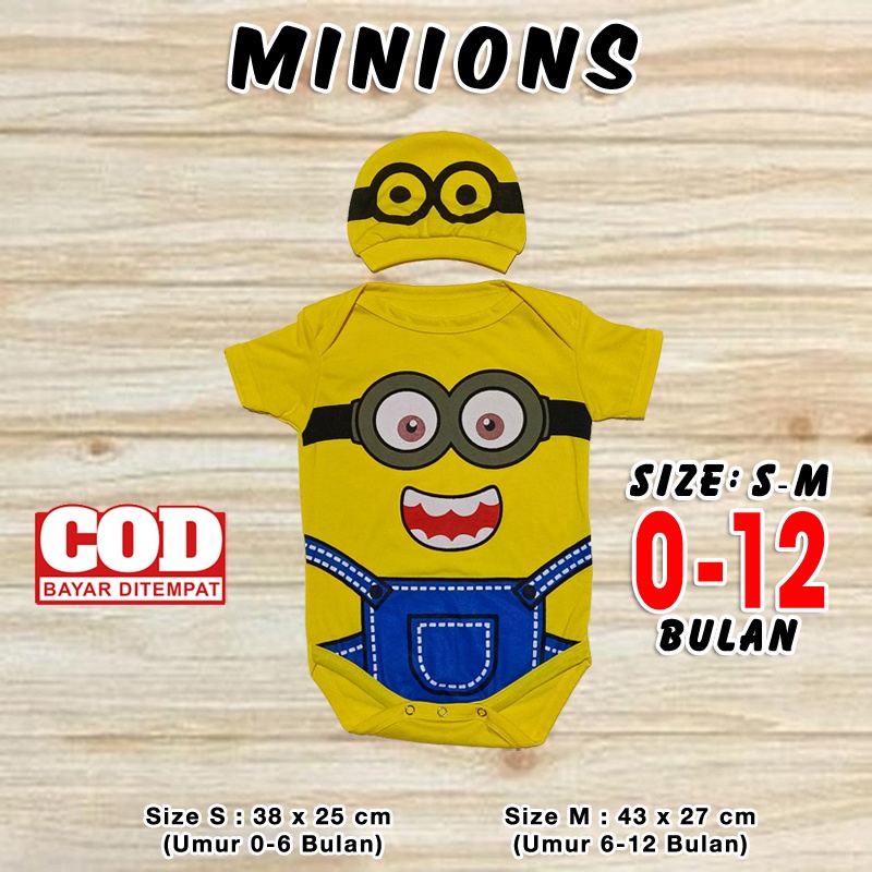 Minions Minion ตัวละครเด็กเสื้อยืดจัมเปอร์ชุดจัมเปอร์ romper เสื้อยืดเสื้อผ้าของขวัญเสื้อผ้าเด็กทารกหญิงทารกแรกเกิด 0 6 เดือนธรรมดาใหม่เกิด hampers เด็กทารกเด็กผู้หญิงการ์ตูนที่กําหนดเอง ramadhan Eid al-Fitr คริสต์มาสจีน คริสต์มาสปีใหม่