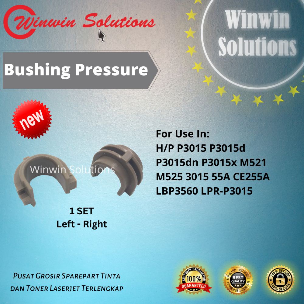 1SET Bushing Pressure Roller / LPR P3015 P3015d P3015dn P3015x M521 M525 3015 55A CE255A LBP3560 LPR