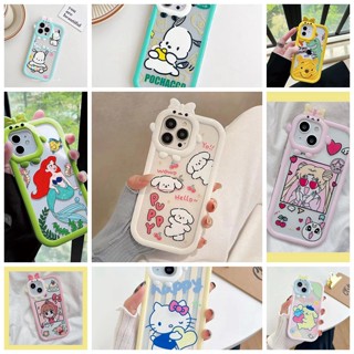 เคส Samsung A14 4G/5G A34 5G A54 5G A03 Core A04E Cartoon Little Monster โทรศัพท์มือถือเคส Pooh Bear Mermaid โทรศัพท์มือถือเคส