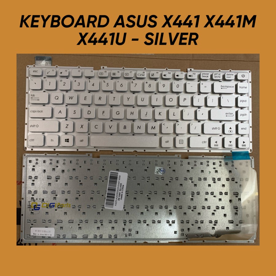 คีย์บอร์ด Asus X441 X441M X441UA SILVER