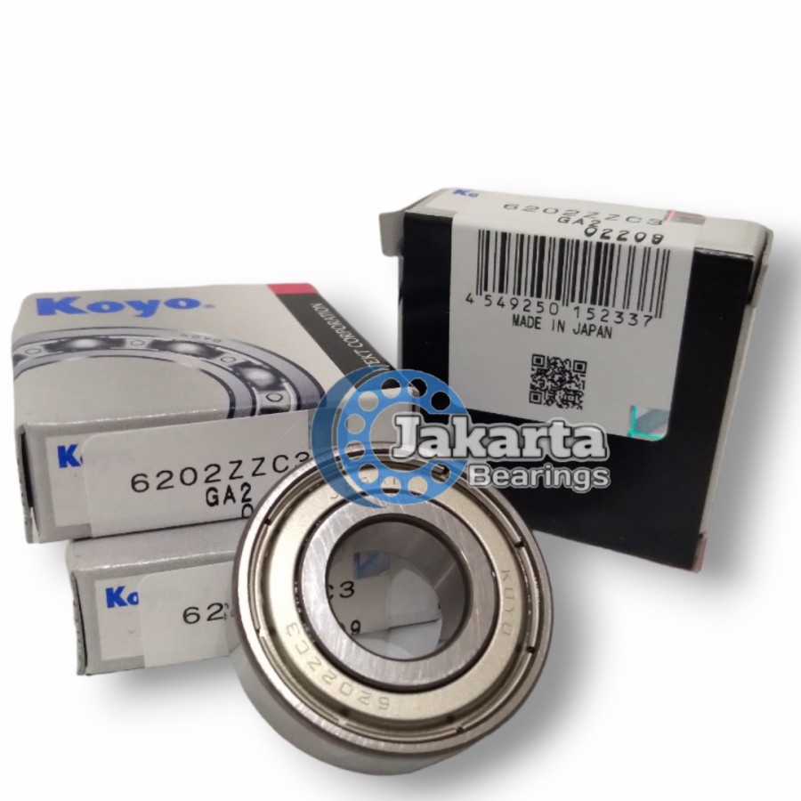 แบริ่ง 6202 ZZ / 6202 ZZ C3 IRON CAP KOYO JAPAN ORIGINAL