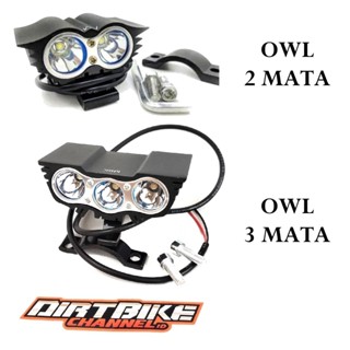 ไฟตัดหมอก LED รูปนกฮูก ขนาดเล็ก 3-2 ตา SUPERMOTO TRAIL ADVENTURE KLX CRF WR KX YZ KTM