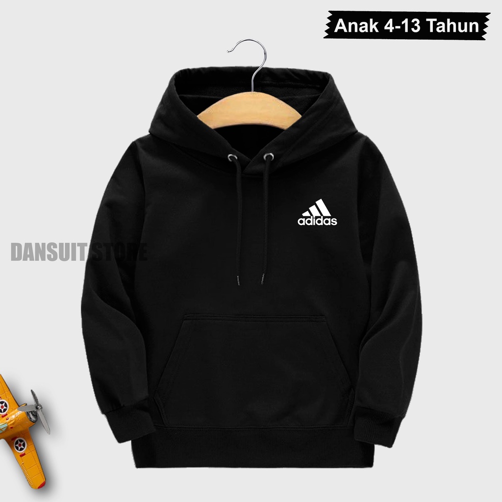 ADIDAS เสื้อกันหนาวhoodieชาย/หญิงอายุ4-13ปีhoodieเด็กหน้าจอพิมพ์mtif ADIDASโลโก้ล่าสุดพรีเมี่ยมหนาวัสดุ