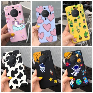 เคสโทรศัพท์มือถือ ซิลิโคนนุ่ม ลายการ์ตูนนักบินอวกาศ กระบองเพชรน่ารัก สีแคนดี้ สําหรับ Honor X9a RMO-NX1 Honor X9 5G ANY-NX1 2023