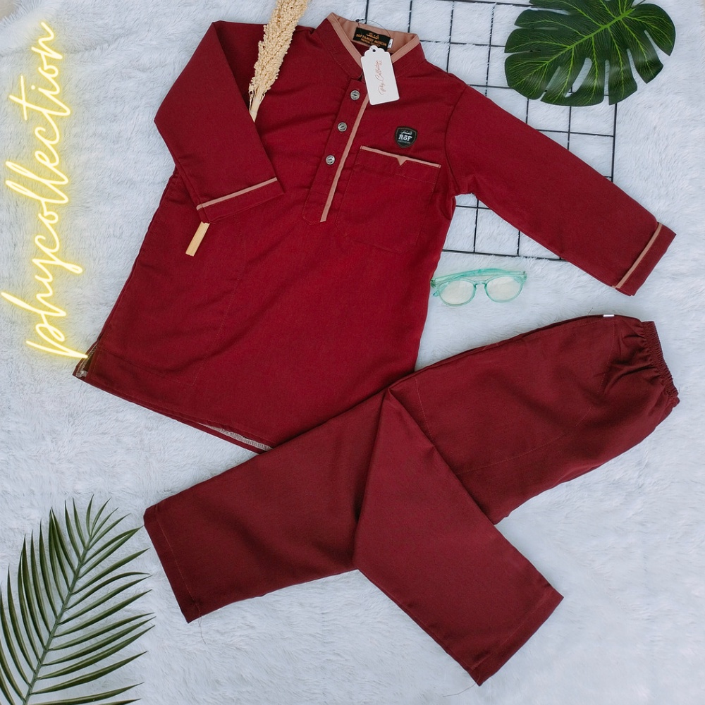 [AR-ROHMAN Kids] ชุด koko สําหรับเด็กผู้ชาย/โบนัสเด็กชาย KNIT PECI อายุ 4-12 ปี