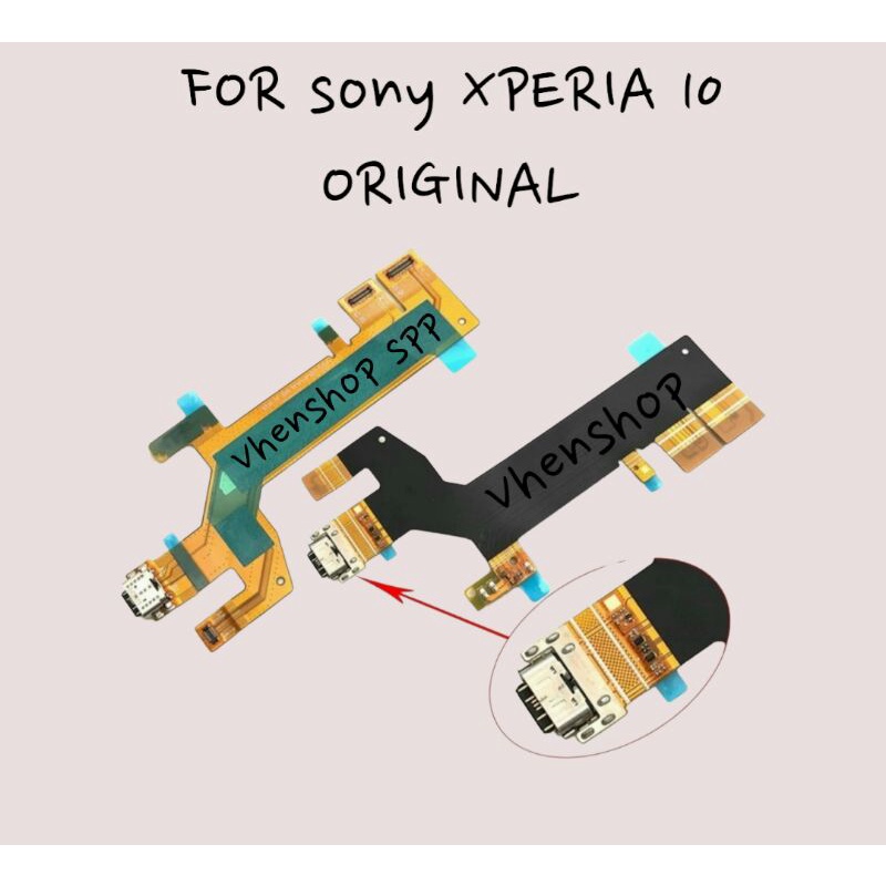 เครื่องชาร์จ USB PORT DOCK แบบยืดหยุ่น SONY XPERIA 10 ต้นฉบับ