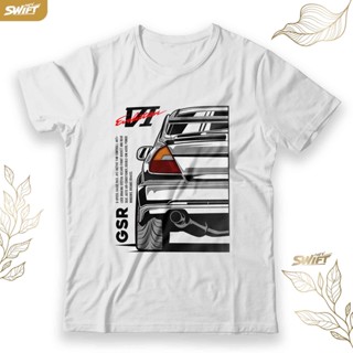 เสื้อยืด พิมพ์ลาย Lancer Evolution VI GSR evo 6 mitsubishi JDM BAJU DISTRO