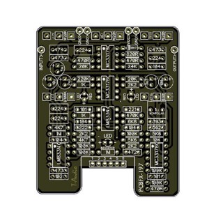 แป้นเหยียบเอฟเฟคกีตาร์ PCBFX-197 MXR Super Badas DIY