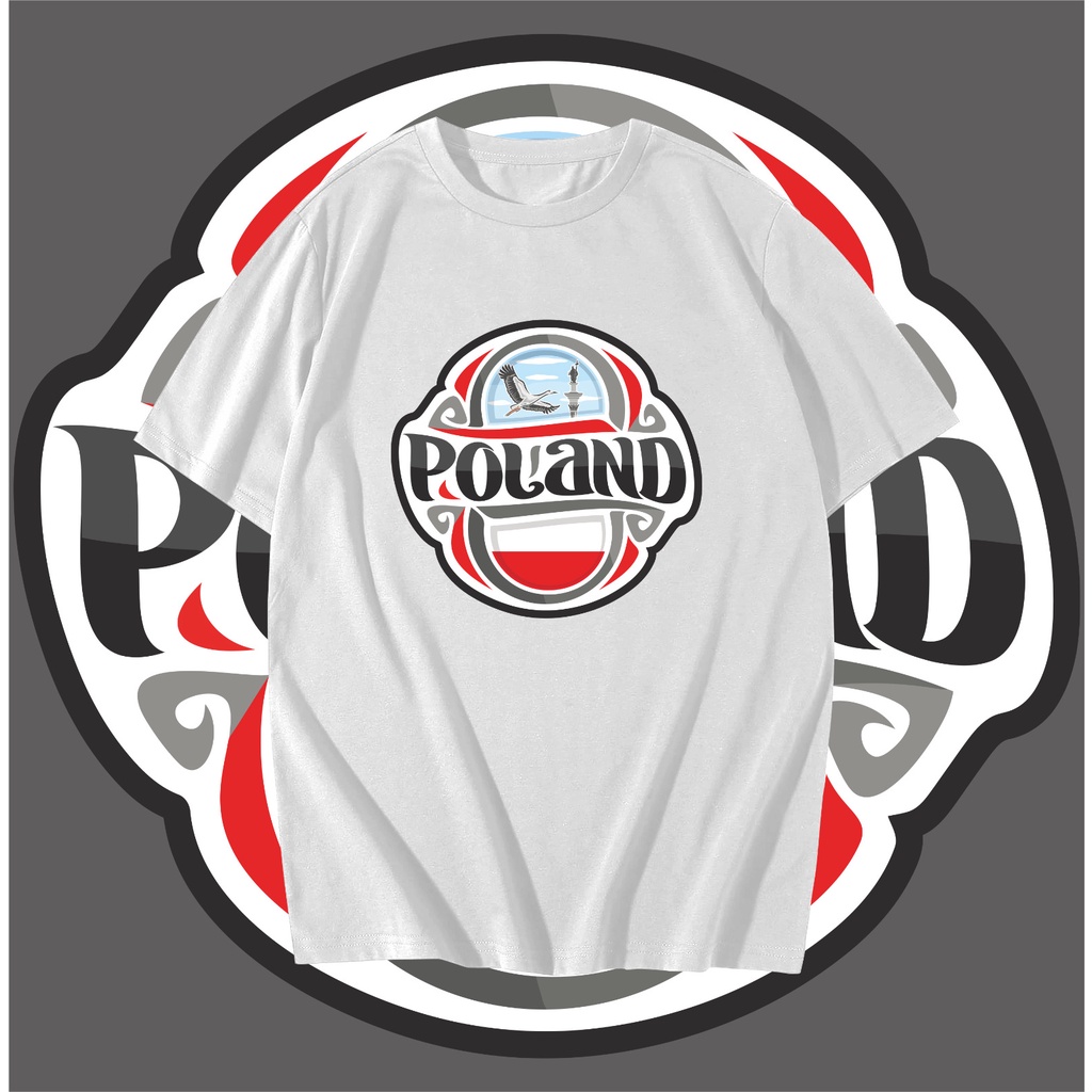 POLAND CLOTHES - เสื้อยืดพร้อมฉลากสําหรับ SOUVENIR - POLAND SOUVENIR TSHIRT
