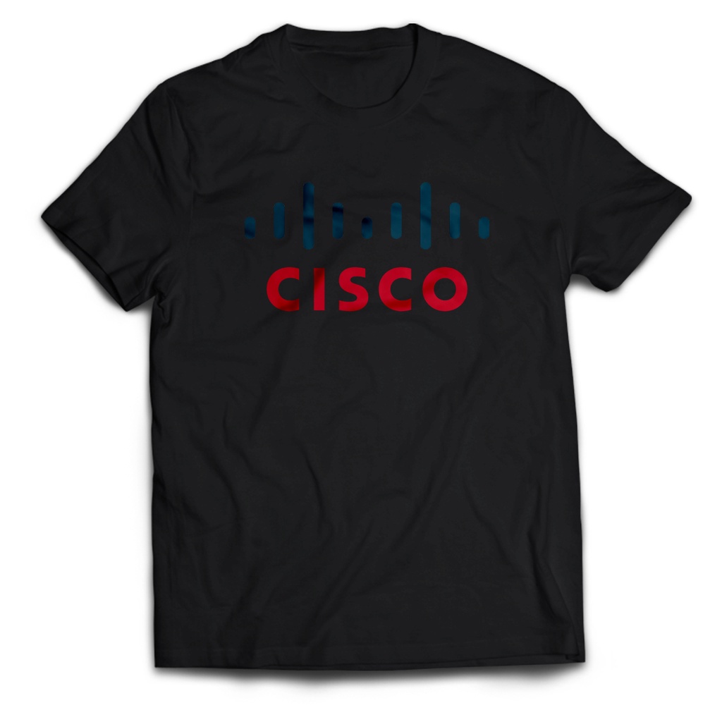 เสื ้ อยืดผู ้ ชาย CISCO LOGO Network Engineer ผู ้ ใหญ ่ Unisex Top Wear Shirt