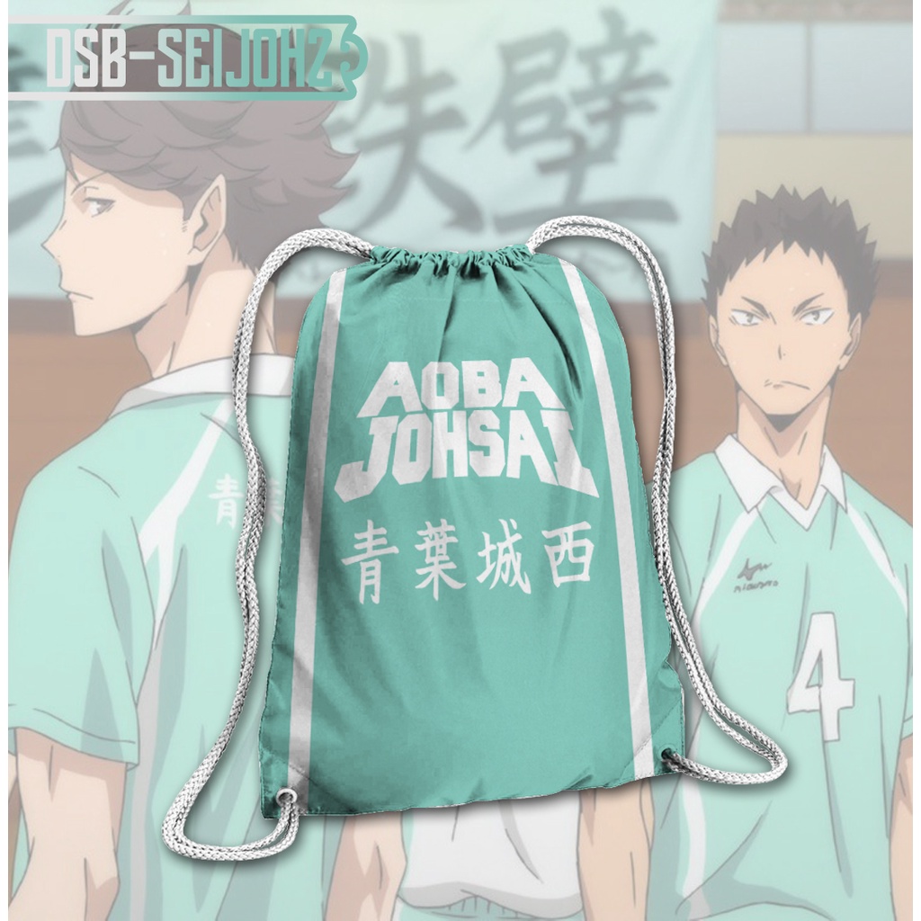 Haikyuu Aoba Johsai Seijoh กระเป๋าหูรูดอนิเมะ