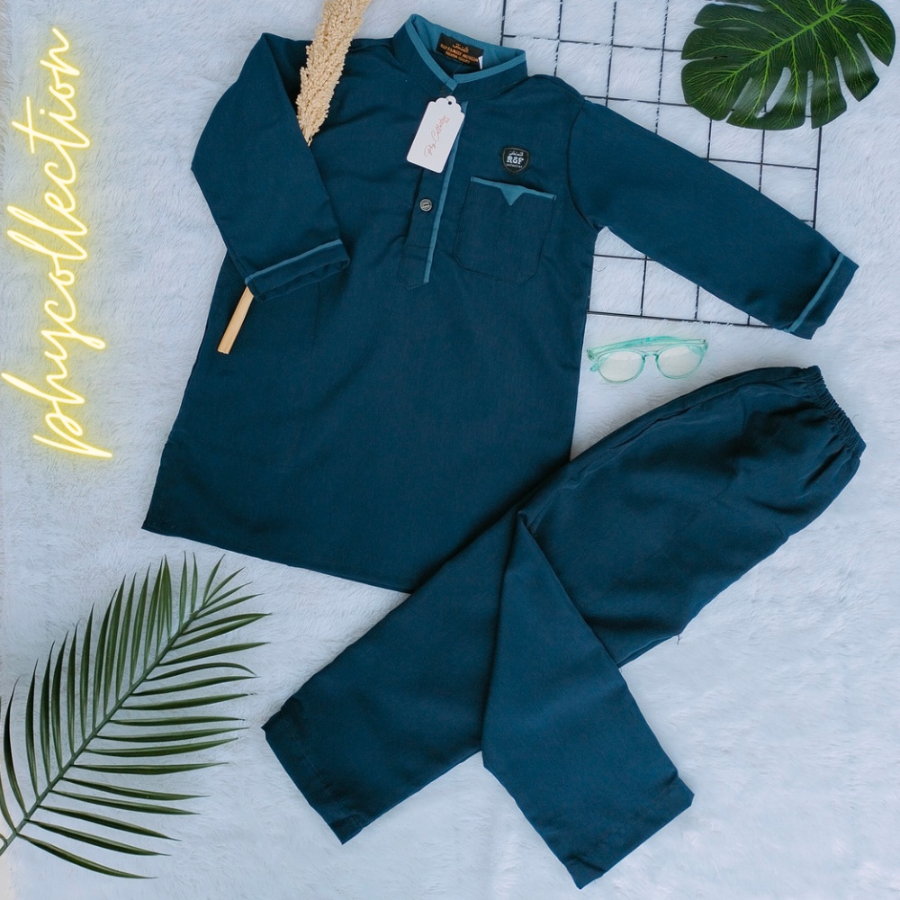 [AR-ROHMAN Kids] ชุด koko สําหรับเด็กผู้ชาย/โบนัสเด็กชาย KNIT PECI อายุ 4-12 ปี