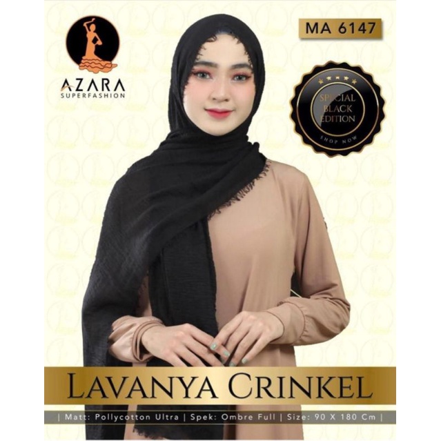 Crinkel ombre pashmina