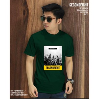 Original SECOND EIGHT DISTRO เสื้อยืดแขนสั้นลําลอง สําหรับผู้ชาย ไซซ์ 4th