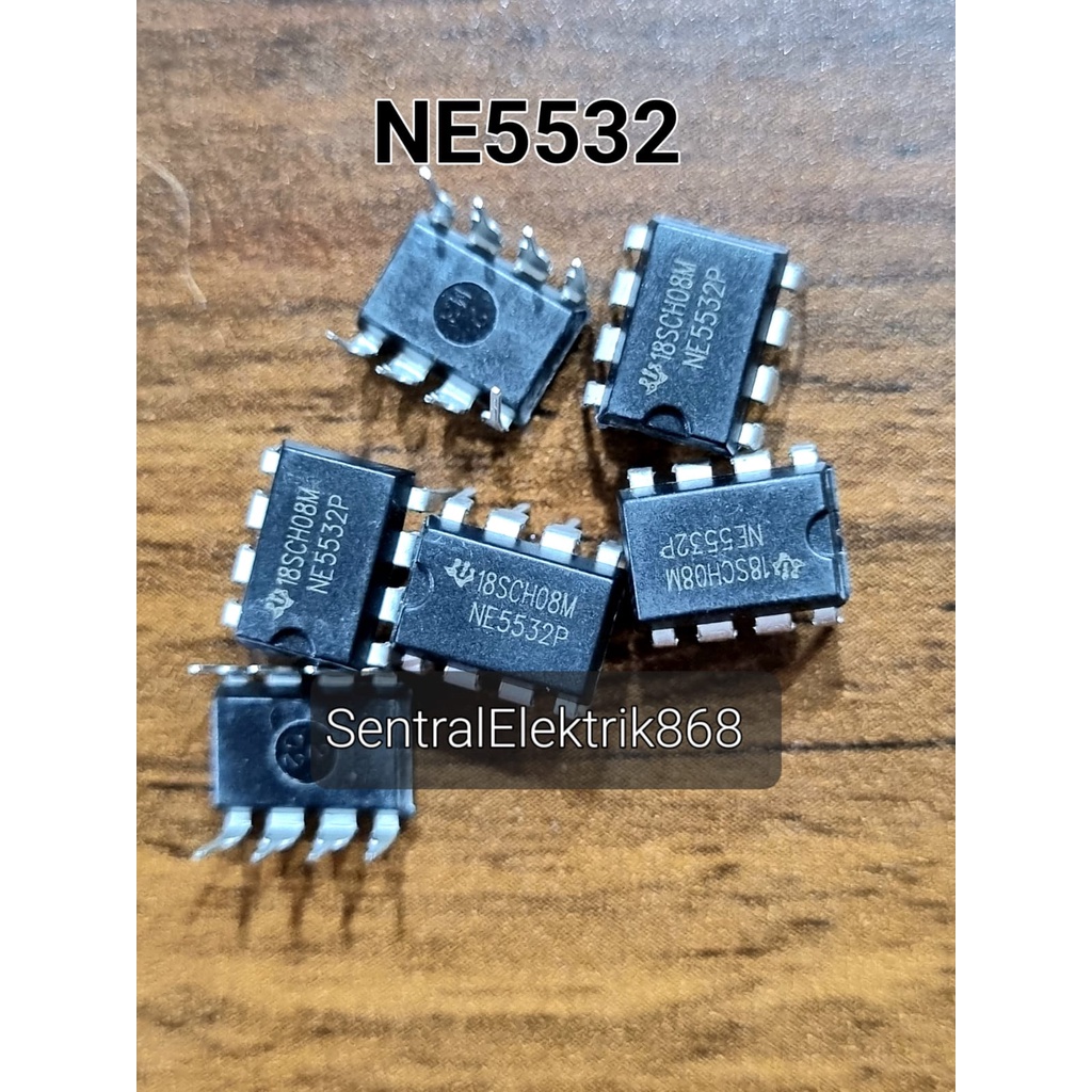IC NE5532 P ทรานซิสเตอร์ NE 5532P