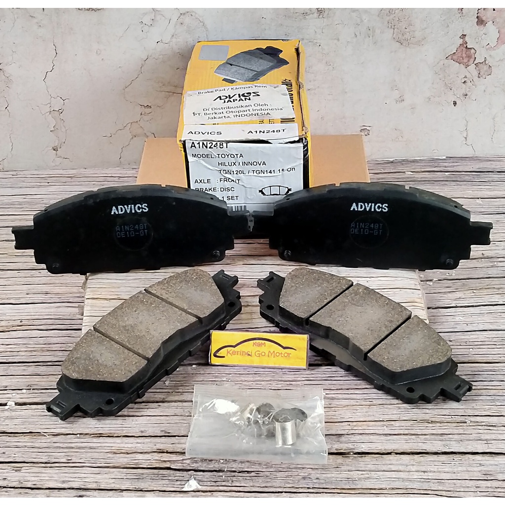 Aisin A1N248T ผ้าเบรคหน้า ผ้าเบรค Innova Reborn 16-22