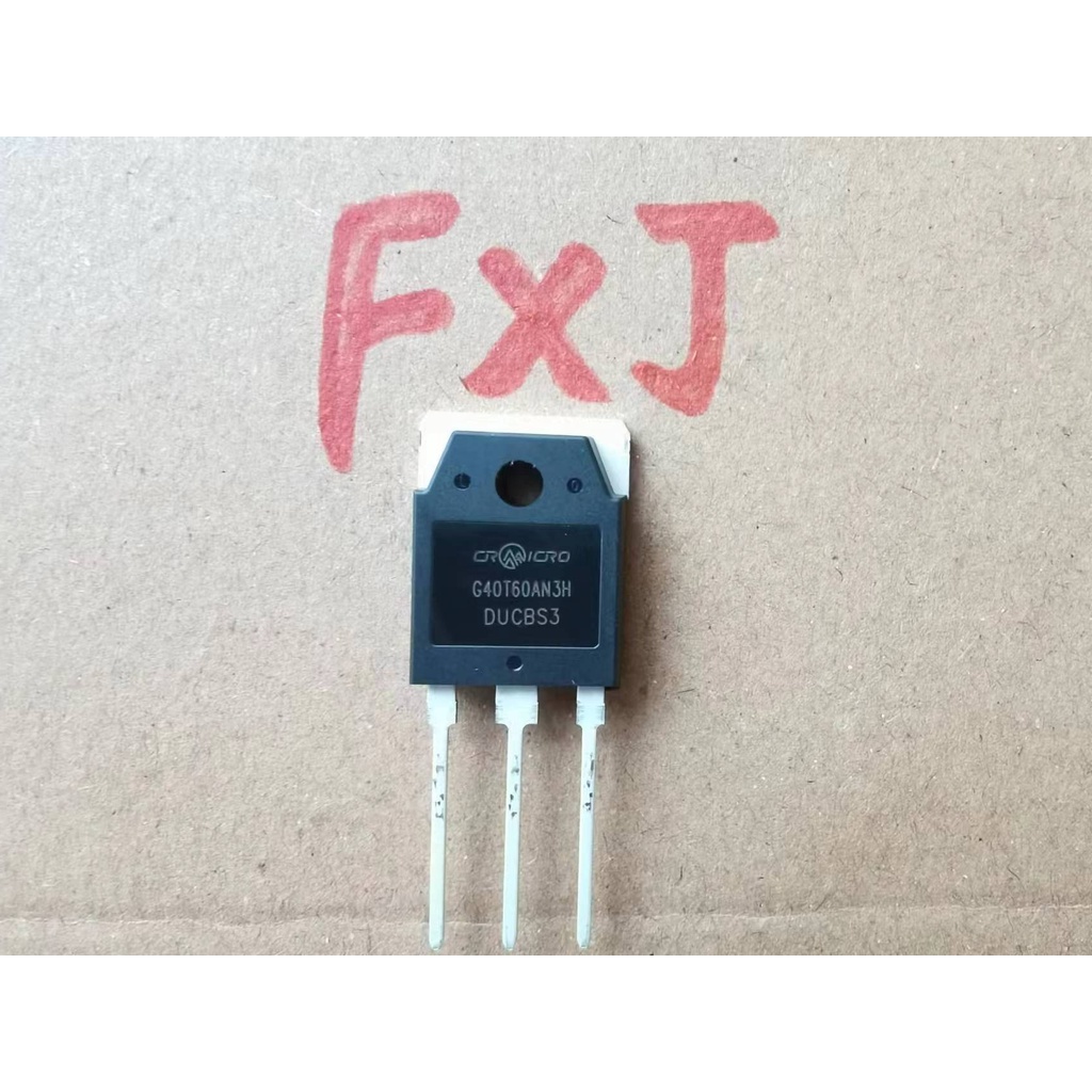 ชิ้น) G40T60AN3H (1 ของแท้นําเข้ายี่ห้อใหม่ G40T60AN Power IGBT Tube TO-3P pxc4 (1 ชิ้น)