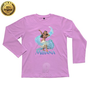 (ฟรีชื่อ) เสื้อแขนยาว ลายตัวละคร MOANA DISNEY สําหรับเด็ก