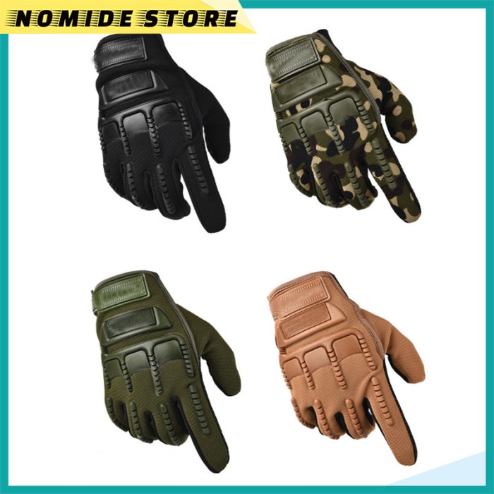 ADULT MENS TACTICAL ถุงมือรถจักรยานยนต์พิเศษถุงมือ FULL FINGER FLF