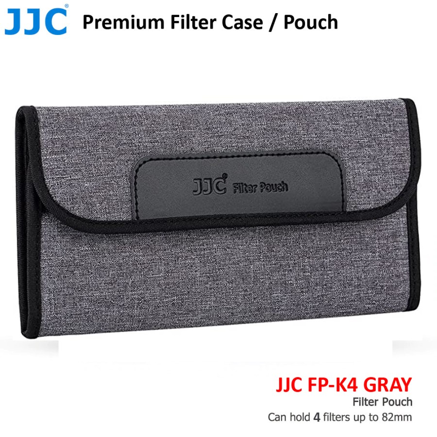 JJC Filter Bag - Filter Pouch - Premium Filter Case สูงสุด 82mm - 4 Slots