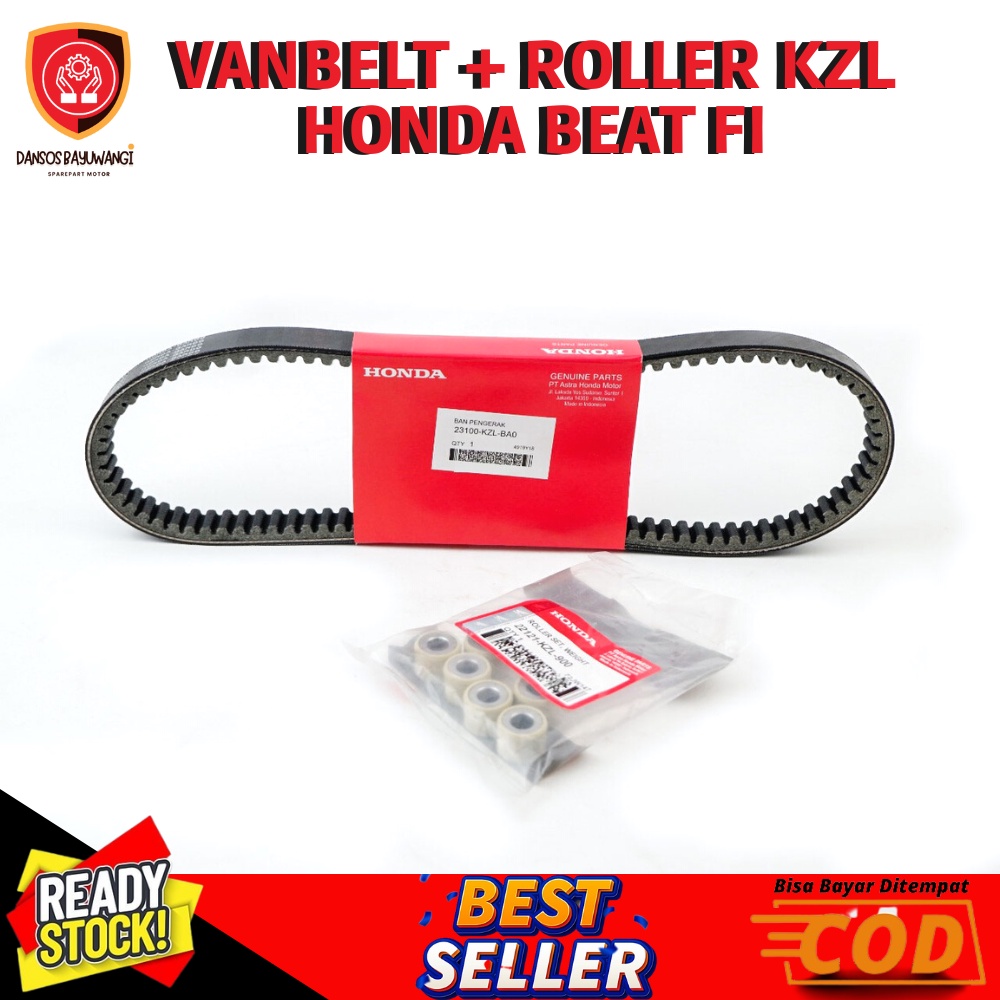 สายพาน Van + ROLLER Beat FI, Scoopy FI 23100-KZL-931+2212A-KZL-900