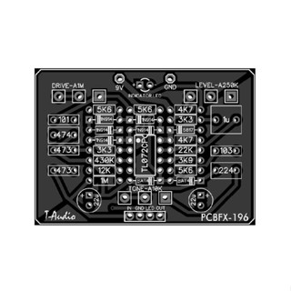 T-audio แป้นเหยียบเอฟเฟคกีตาร์ PCBFX-196 DIY