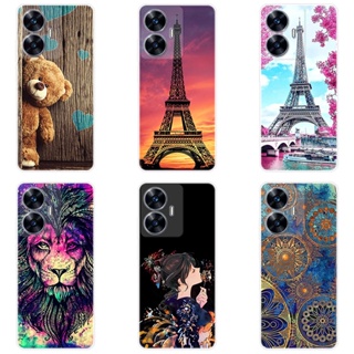 เคสโทรศัพท์มือถือ ซิลิโคนนิ่ม TPU ลายการ์ตูน สําหรับ Realme C55 RealmeC55