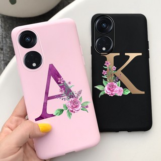 เคสโทรศัพท์มือถือ ซิลิโคนนิ่ม ผิวด้าน ลายตัวอักษร สําหรับ OPPO Reno8 T 4G CPH2481 Reno 8T Reno8T 4G