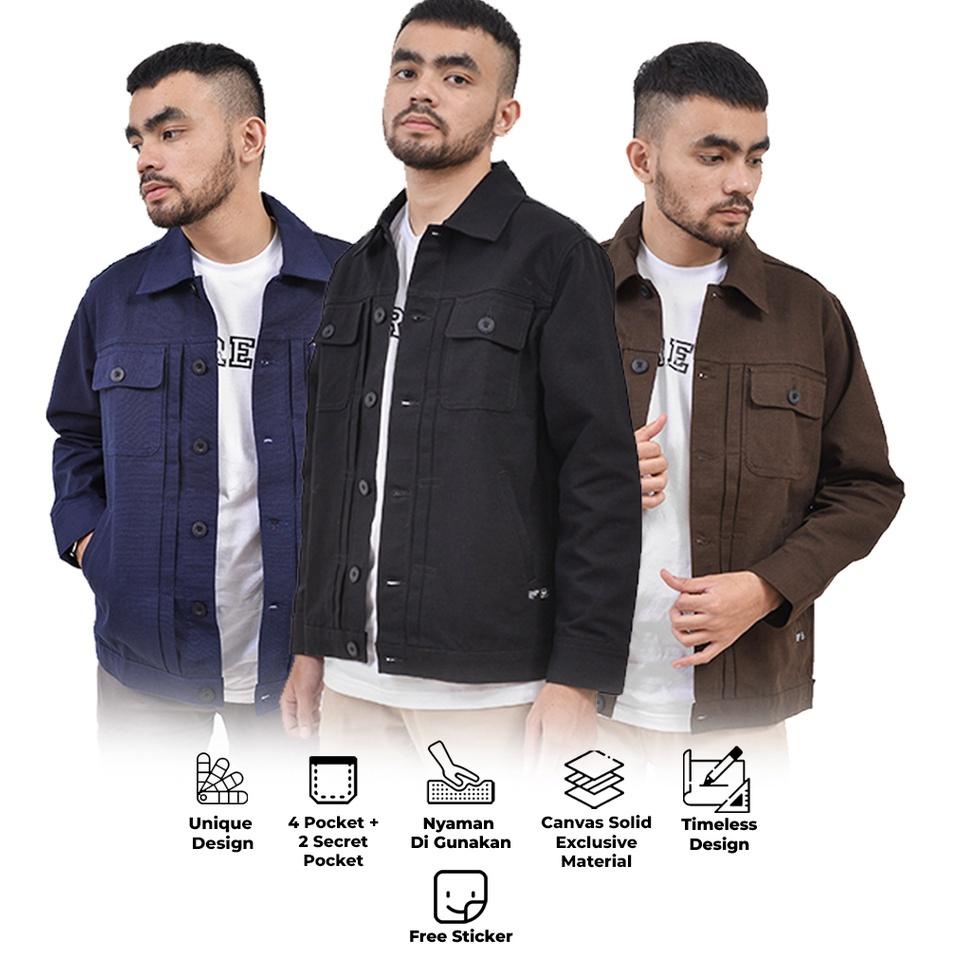 แนะนํา BREY Mens Canvas Motorcycle Rex Jacket CS Jacket