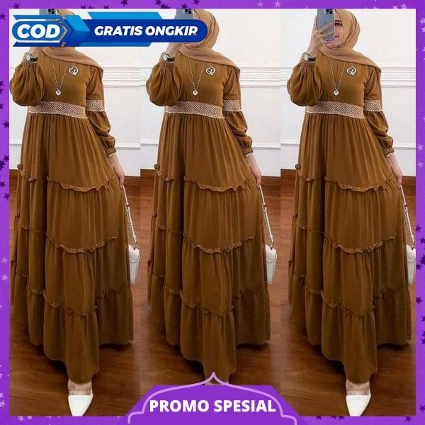 Elegant Plain Gamusผู้ใหญ่Gamisปาร์ตี้เชิญGamisมุสลิมผู้หญิงGsmisผู้หญิงSari Deresชุดโมเดิร์นผู้หญิง