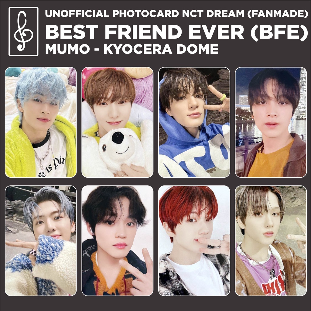 Replika [NCT Dream REPLICA] PHOTOCARD BENEFIT BEST FRIEND EVER BFE UNOFFICIAL