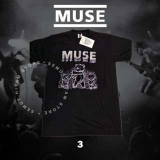 เสื้อยืด พิมพ์ลาย MUSE UPRISING TEDDY BEAR Builtup Punk Grunge Rock Music Band Prapatan Rebel Puritan สําหรับผู้ชาย