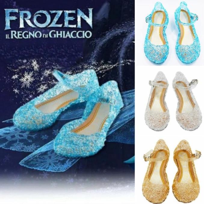 PRINCESS SHOES WHITE (BAJUKIDDIE) รองเท้าแก้ว CINDERELLA PRINCESS COSTUME