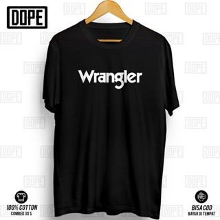 เสื้อยืด ผ้าฝ้าย พิมพ์ลาย Wranglerr Premium Distro ยุค 30s DOPE สําหรับผู้ชาย และผู้หญิง