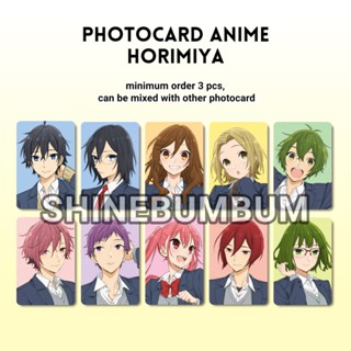 Horimiya โฟโต้การ์ด ลายการ์ตูนอนิเมะ (2 ด้าน)