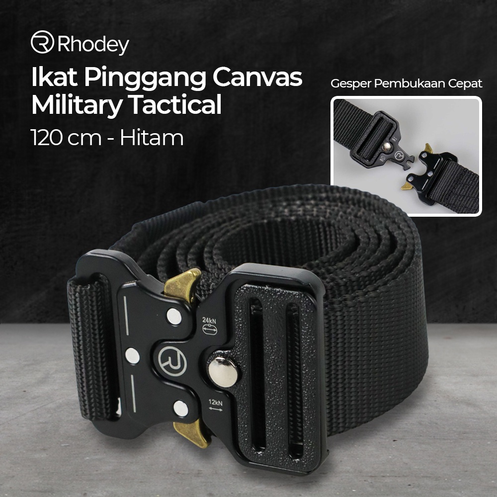 เข็มขัดผู้ชาย MILITARY TACTICAL CANVAS BELT 125CM