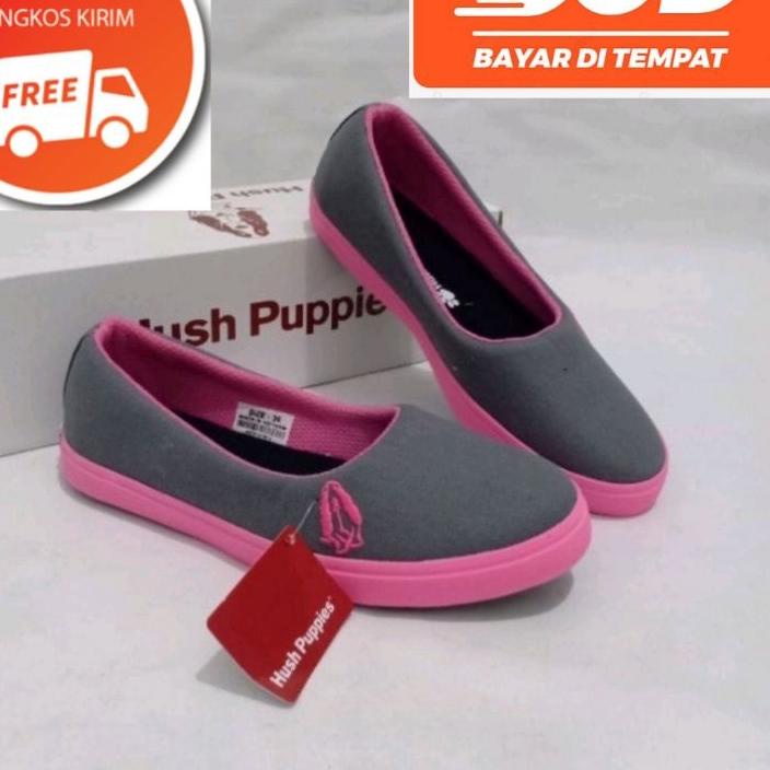HUSH PUPPIES Nas741 Ballet Shoes/hush Puppy Shoes/slip on Shoes/รองเท ้ าส ้ นแบนของผู ้ หญิง + +