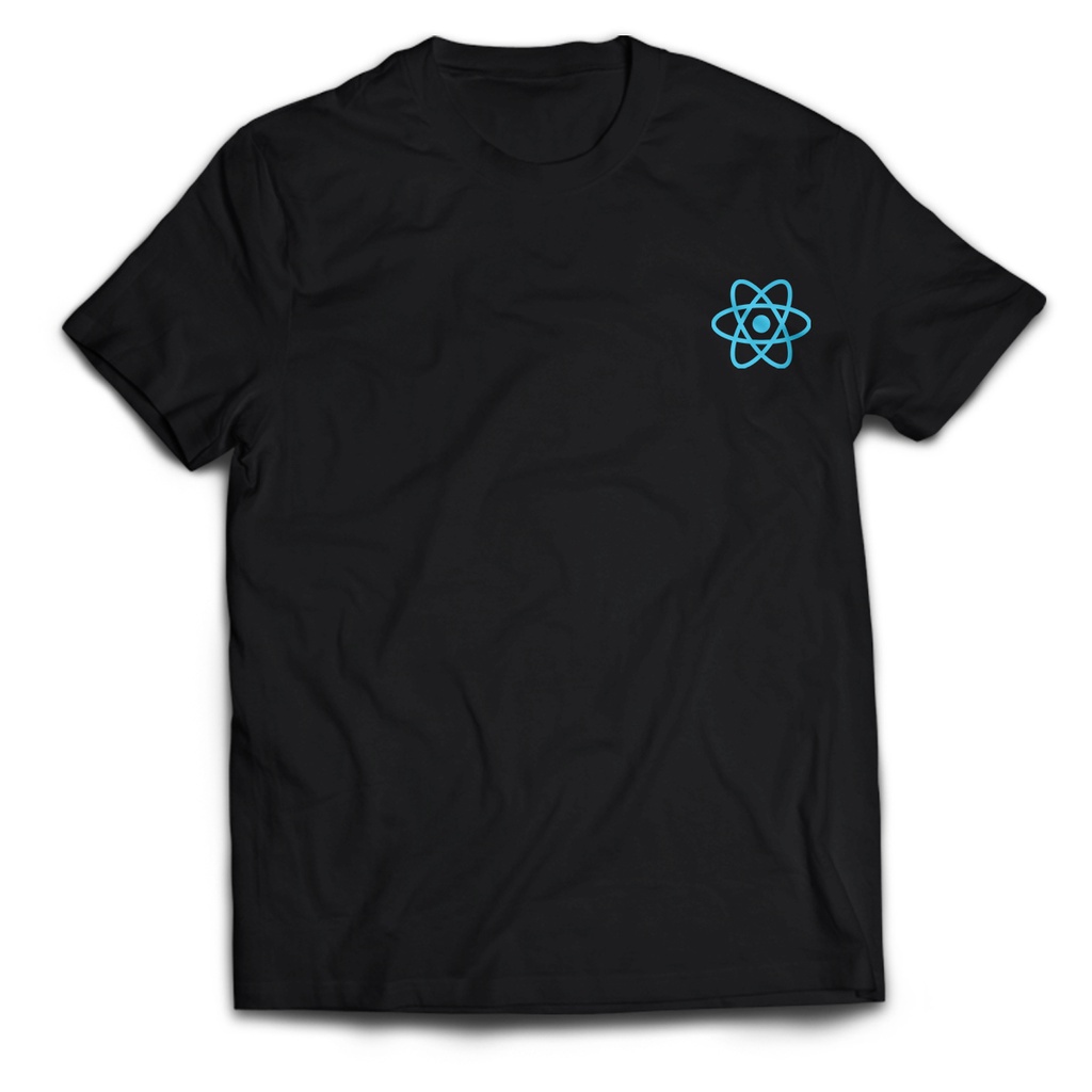 เสื้อยืดผู้ชาย Programmer Coding REACT JS LOGO ผู้ใหญ่ Unisex Top Wear เสื้อ