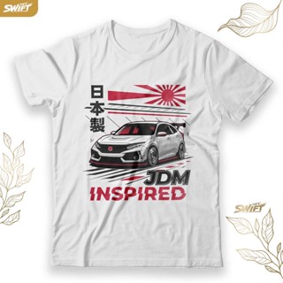 เสื้อยืด พิมพ์ลาย Honda Civic Type R Sport JDM DISTRO