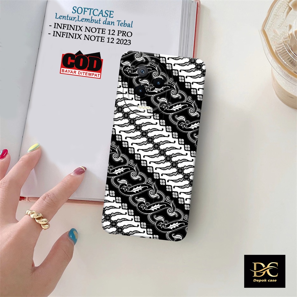 Infinix Note 12 2023 / Infinix Note 12 Pro 4G Hp Case - BATIK Motif - Infinix Note 12 2023 Casing / 