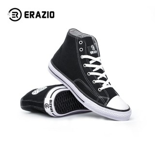 Sepatu Sneakers Anak Dan Dewasa Original ERAZIO Basic Low and Boot Black White Premium Quality Size 31-43