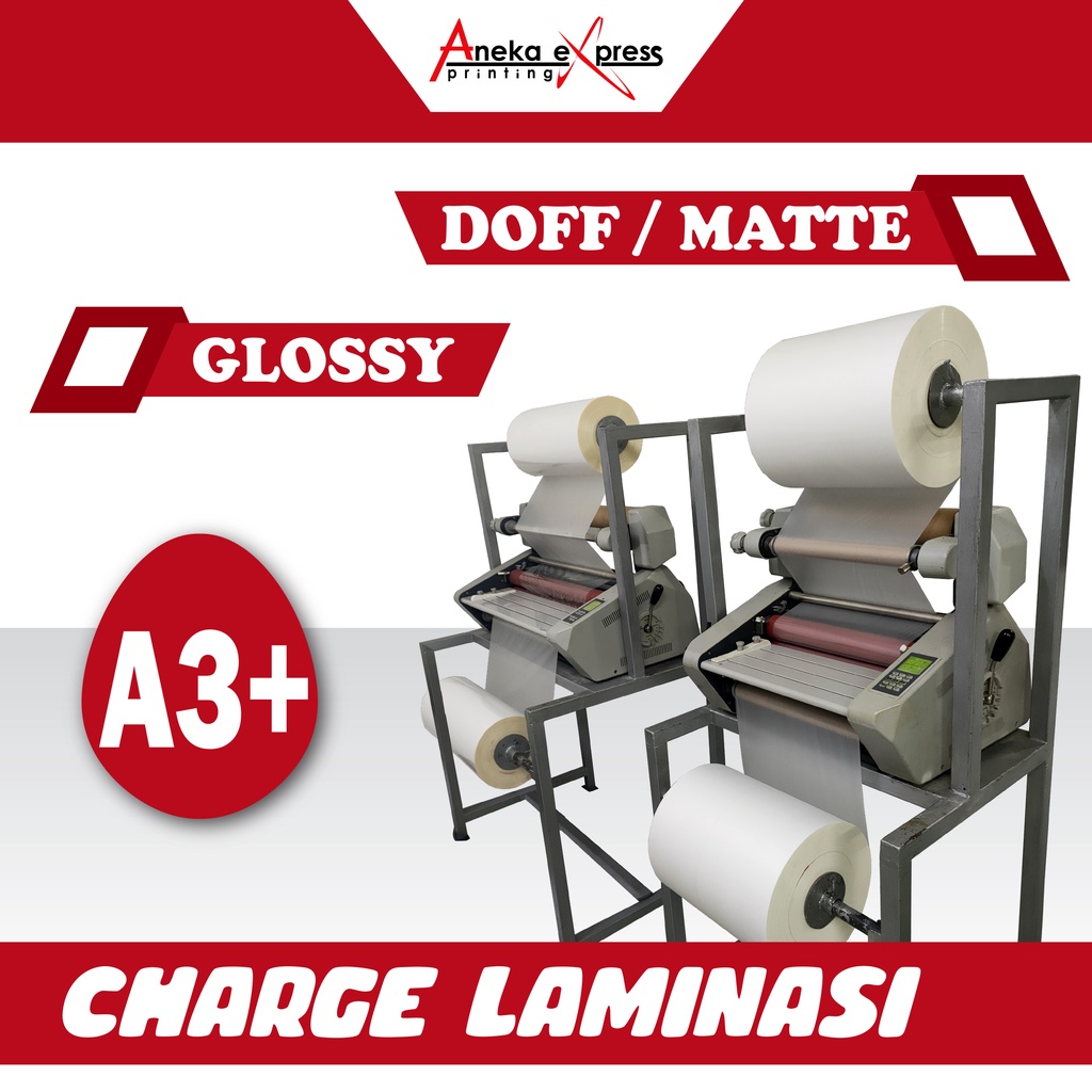 LAMINATING / LAMINATION SIZE A3+ / LAMINATION DOFF AND GLOSSY A3+
