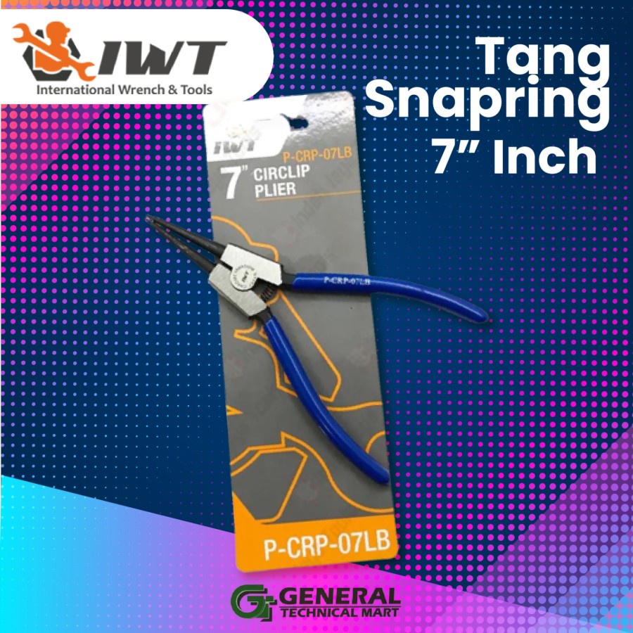 STRAIGHT NOSE SNAP RING PLIERS