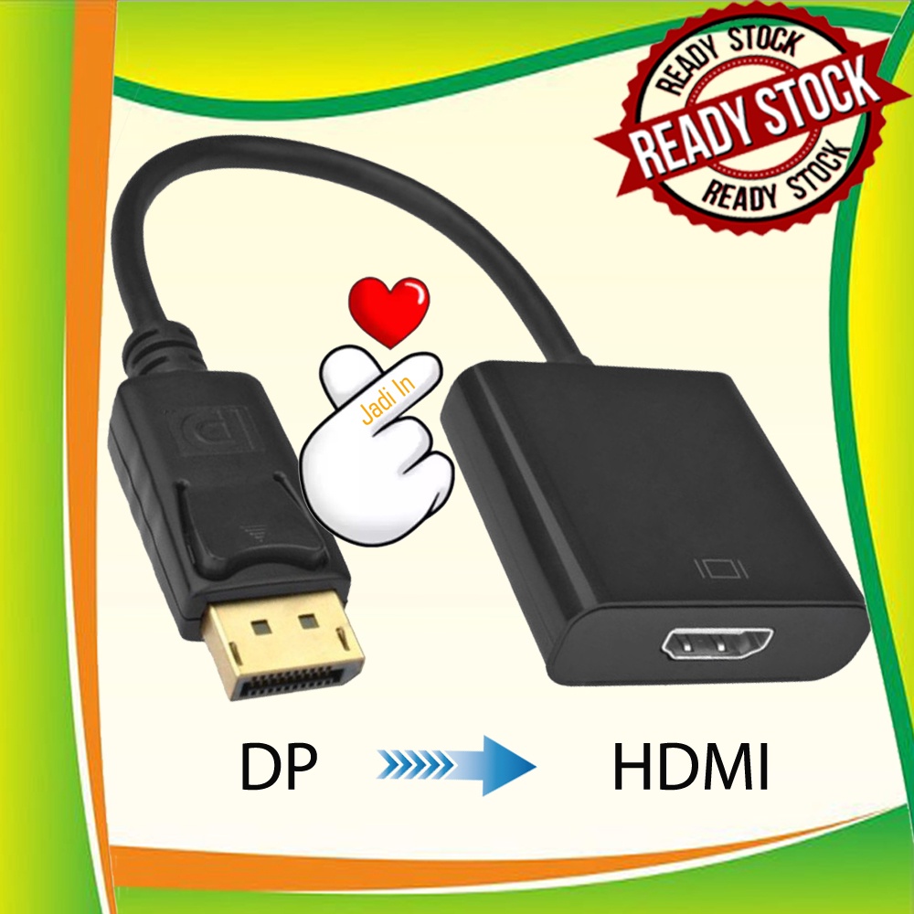 CONVERTER DISPLAY PORT TO HDMI / DP TO HDMI / DISPLAYPORT TO HDMI