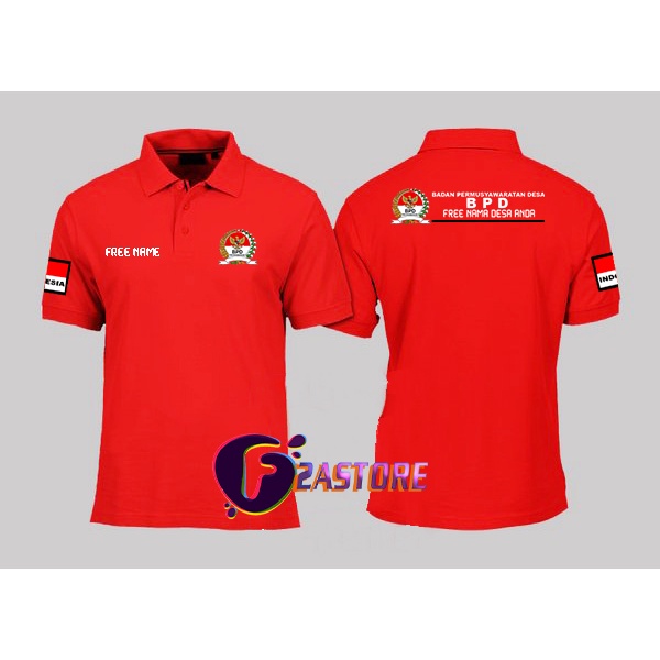เสื้อยืด COLLAR MODEL BPD เสื้อยืดคอปก - LATEST VILLAGE DELIBERATIVE BODY -01 F2ASTORE