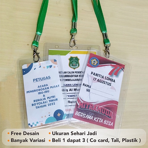 Co Card / Participants ID Card / Committee Card / Participant Card / Member Necklace COMPLETE