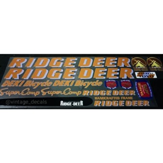 สติกเกอร์ ลาย repro RIDGEDEER supercomp deky สําหรับติดตกแต่งรถจักรยาน