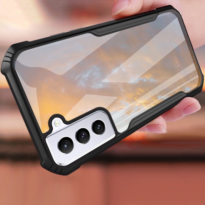 SAMSUNG โปร่งใสกันกระแทกสําหรับSamsung M80S/A91/S10 Lite M20 M13 5G M01 S23 Plus S23 S22 U1tra/S23 U