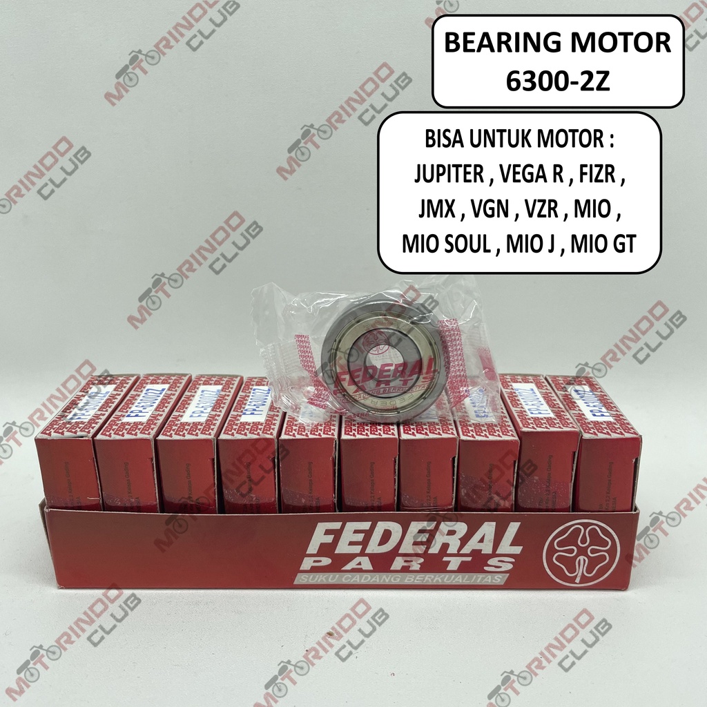 แบริ่งมอเตอร์ไซค์ Federal 6300 2z